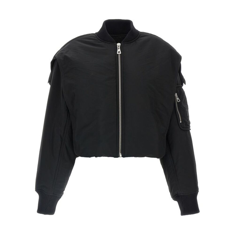 Jean Paul Gaultier Black Polyethylene Women's Bomber